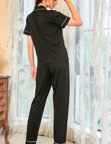 Compleu pijamale Shein, negru