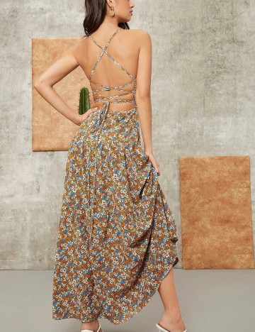 Rochie maxi Shein, mix culori