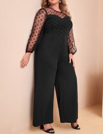 Salopetă Shein Curve+, negru