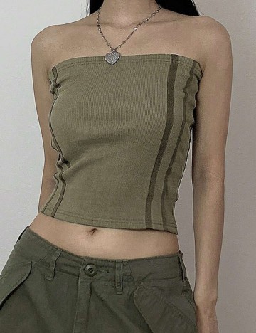 Top DAZY by Shein, kaki