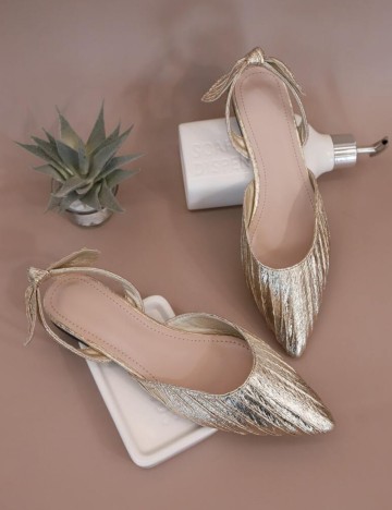 Pantofi Shein, auriu