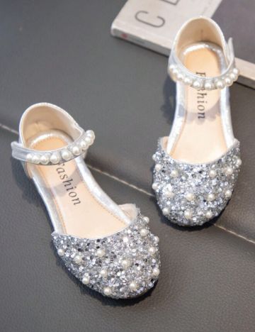 Pantofi Shein, argintiu