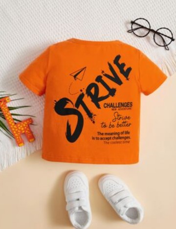 Tricou Shein, portocaliu