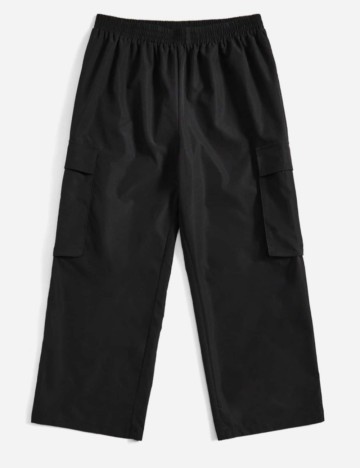 Pantaloni cargo Shein Curve+, negru