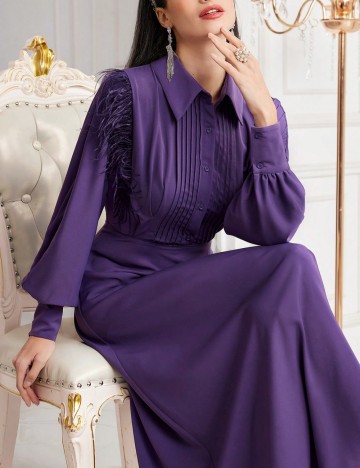 Rochie midi Shein, mov