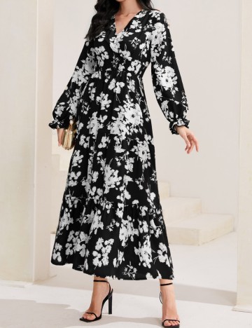 Rochie maxi Shein, mix culori