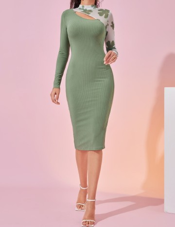 Rochie midi Shein, verde