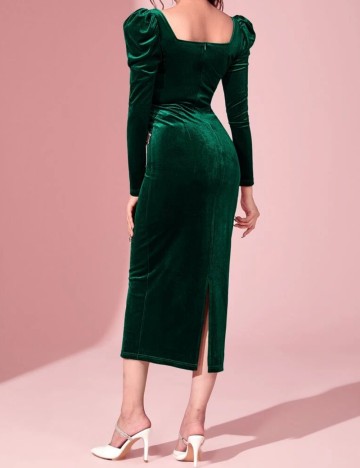 Rochie midi Shein, verde