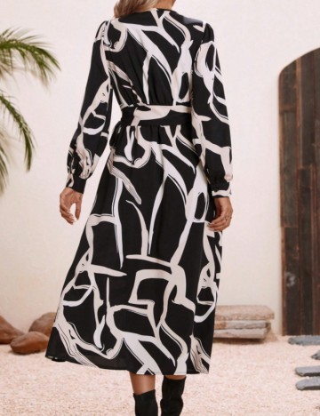 Rochie midi Shein, mix culori