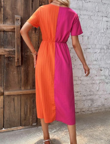 Rochie midi Shein, mix culori