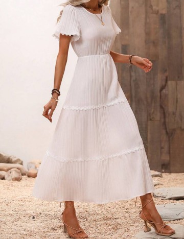 Rochie maxi Shein, alb