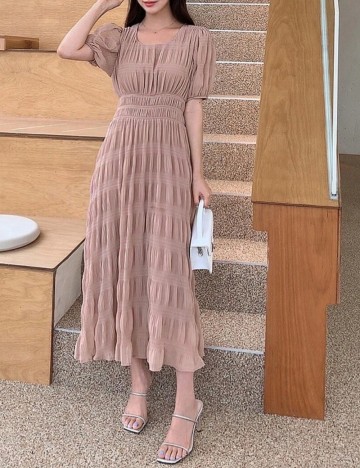 Rochie midi DAZY by Shein, bej