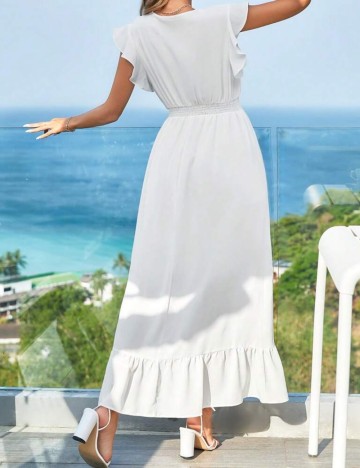 Rochie maxi Shein, alb