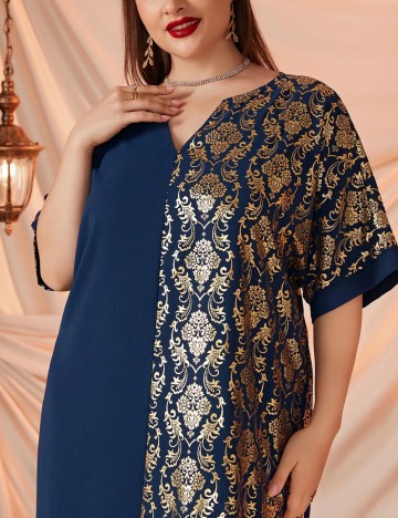 Rochie maxi Shein Curve+, albastru