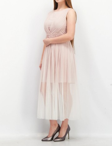 Rochie midi Vero Moda, roz