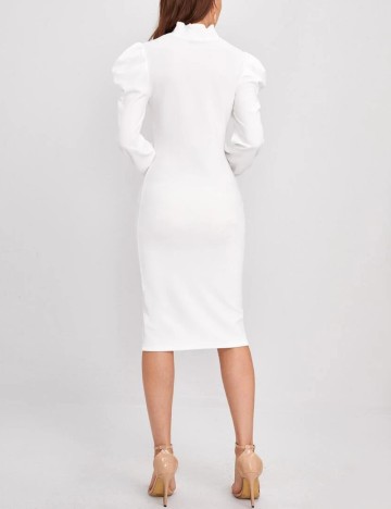 Rochie midi Shein, alb