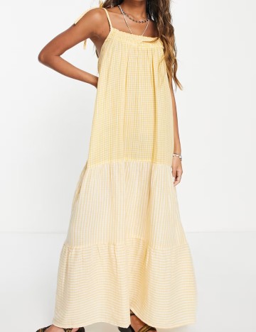 Rochie maxi Topshop, galben