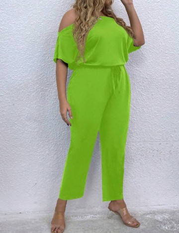 Salopetă Shein Curve+, verde