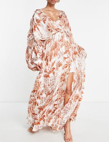 Rochie maxi ASOS, mix culori