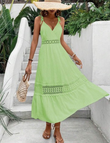 Rochie maxi Shein, verde
