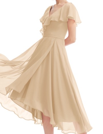 Rochie midi JJ"s HOUSE, bej