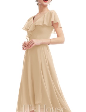 Rochie midi JJ"s HOUSE, bej