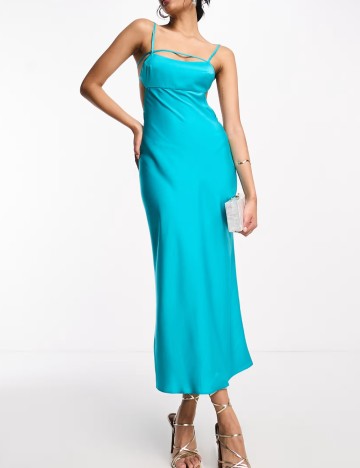 Rochie maxi ASOS, albastru