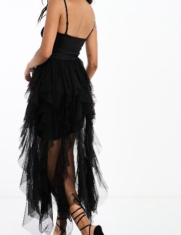 Rochie midi ASOS, negru
