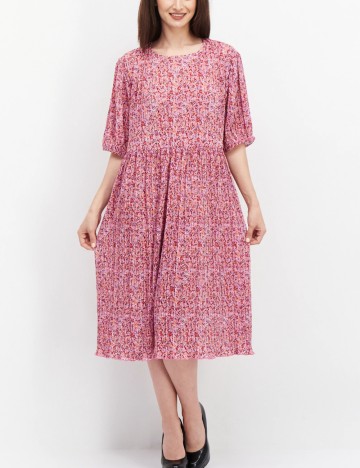 Rochie midi Monki, mix culori
