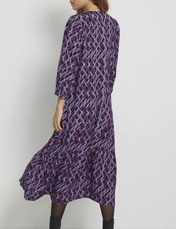 Rochie midi KAFFE, mix culori