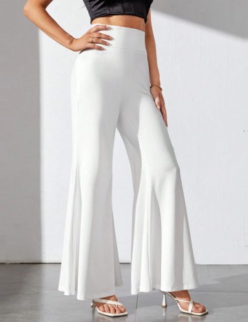 Pantaloni Shein, alb