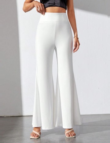 Pantaloni Shein, alb