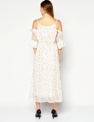 Rochie maxi Vero Moda, crem
