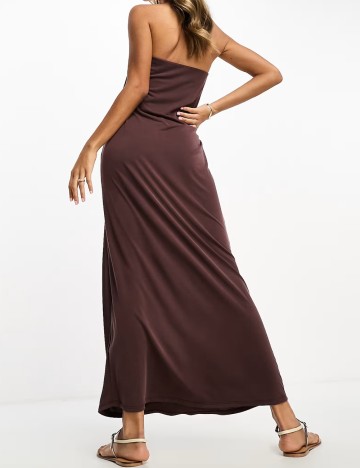 Rochie midi ASOS, maro