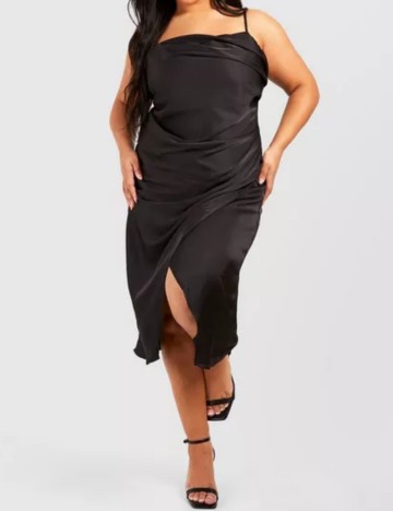 Rochie midi Boohoo, negru