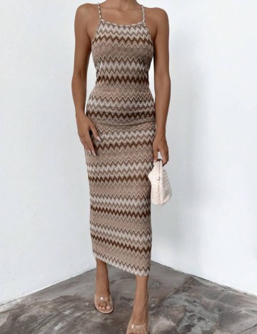 Rochie midi Shein, mix culori