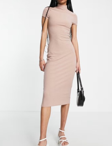 Rochie midi Miss Selfridge, bej