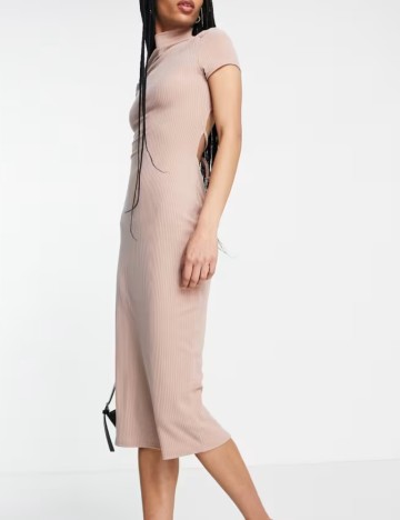 Rochie midi Miss Selfridge, bej