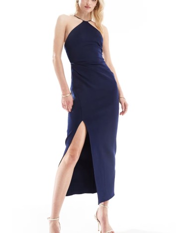 Rochie maxi ASOS, albastru