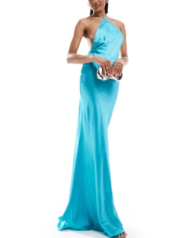 Rochie maxi ASOS, albastru