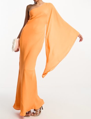 Rochie maxi ASOS, portocaliu