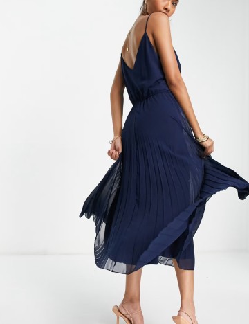 Rochie midi ASOS, albastru