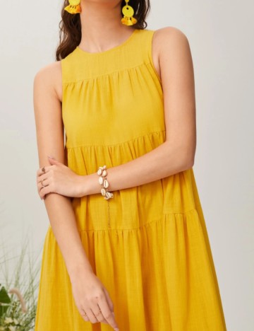 Rochie maxi Shein, galben