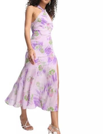 Rochie midi ASOS, mov