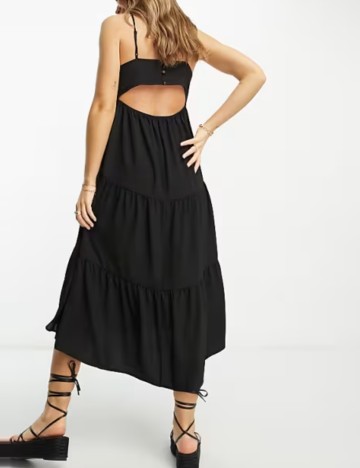 Rochie midi ASOS, negru