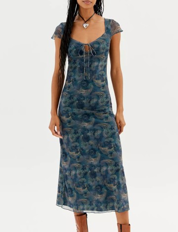 Rochie midi Motel, mix culori