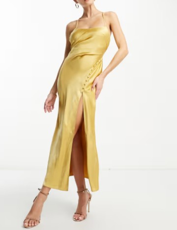 Rochie maxi ASOS, galben