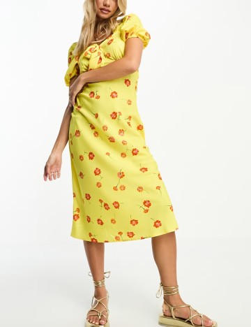 Rochie maxi Influence, galben