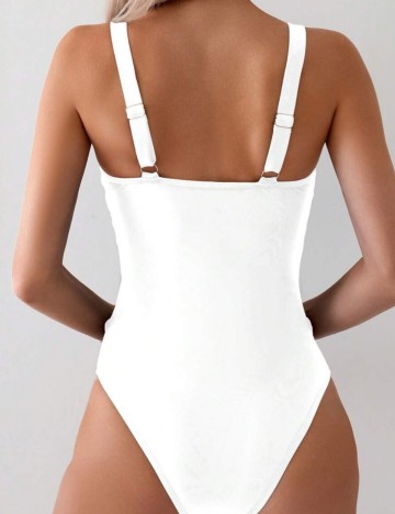 Costum de baie întreg Shein, alb