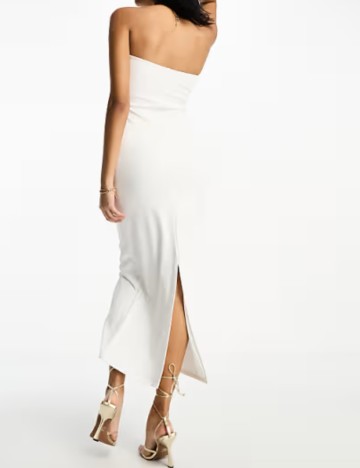 Rochie maxi ASOS, alb